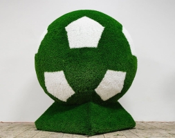 Топиари мяч футбольный Эрика Зелёный - газон Eco, фото 2