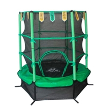 Батут DFC JUMP KIDS 55" зеленый, сетка (137см) Батут DFC JUMP KIDS 55" зеленый, сетка (137см)