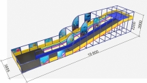 Тюбинговая горка "Подводный мир"