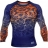 Компрессионная футболка Venum Tropical Blue/Orange L/S