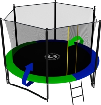 Батут SWOLLEN Classic Black 8 FT Батут SWOLLEN Classic Black 8 FT